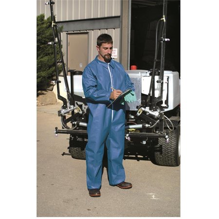 GEMPLERS Gemplers Blue Poly-Coated Coveralls 5202BXXXGRA